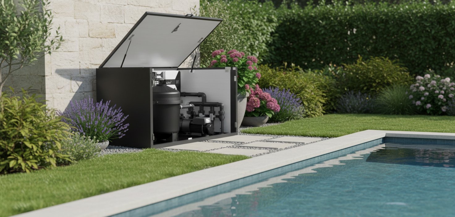 Abri et local complet de piscine